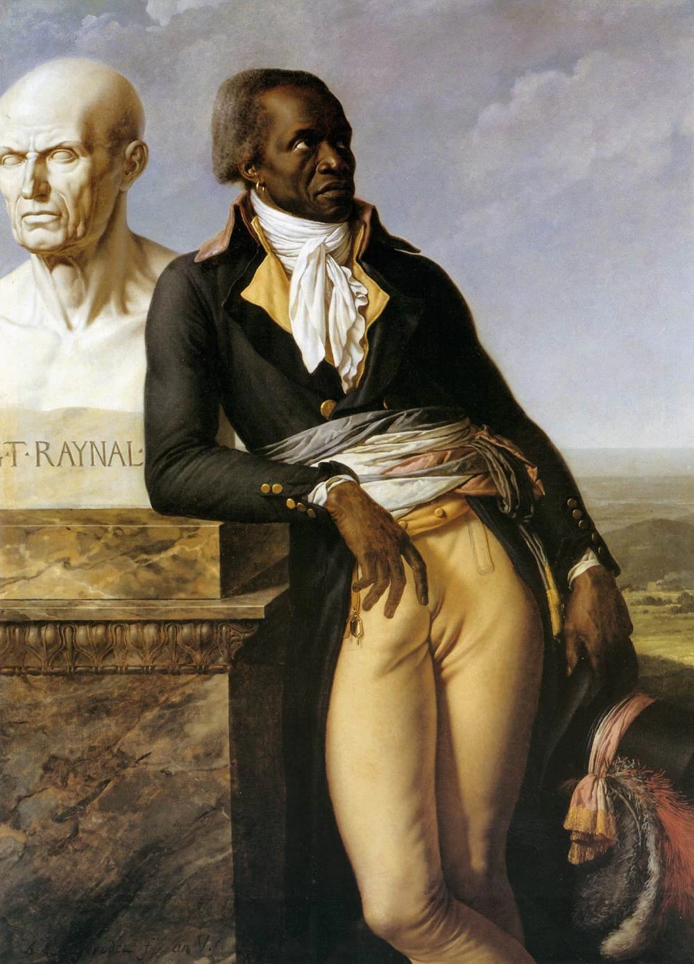 Jean - Baptiste Belley di Girodet nel Musée national du Château de Versailles